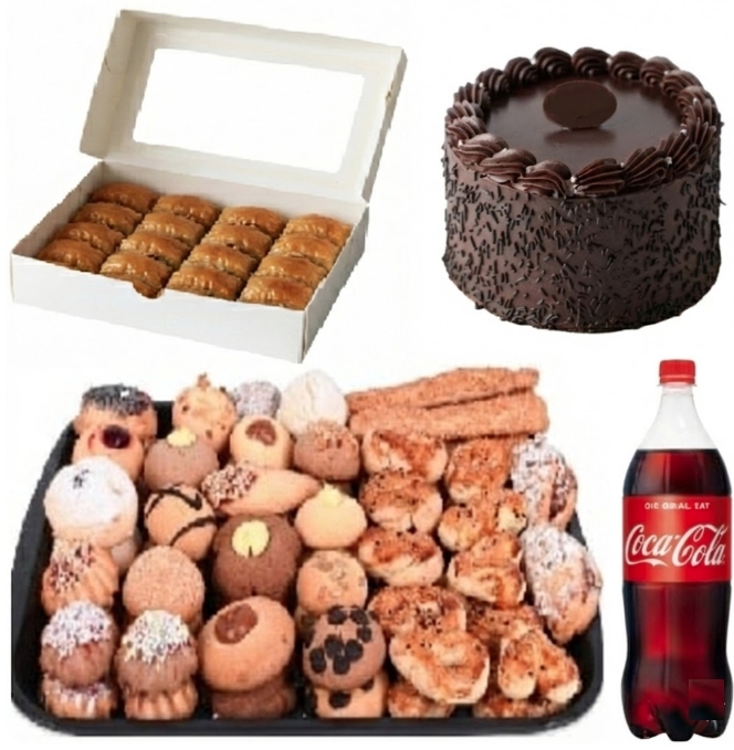 1 Litre Kola İle Tamamlanmış 2-3 Kişilik Menü